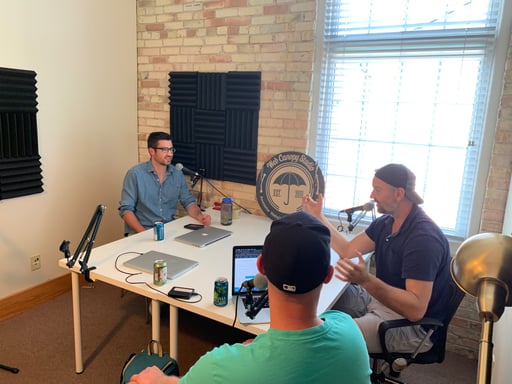 Recording Dropping the Gloves in Traverse City, MI