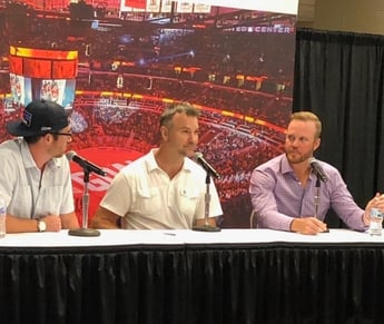 Dropping the Gloves at the Chicago Blackhawks Convention